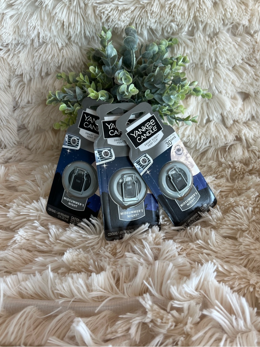 Yankee Candle MidSummer’s Night Smart Scent Vent Clip - Set of 3